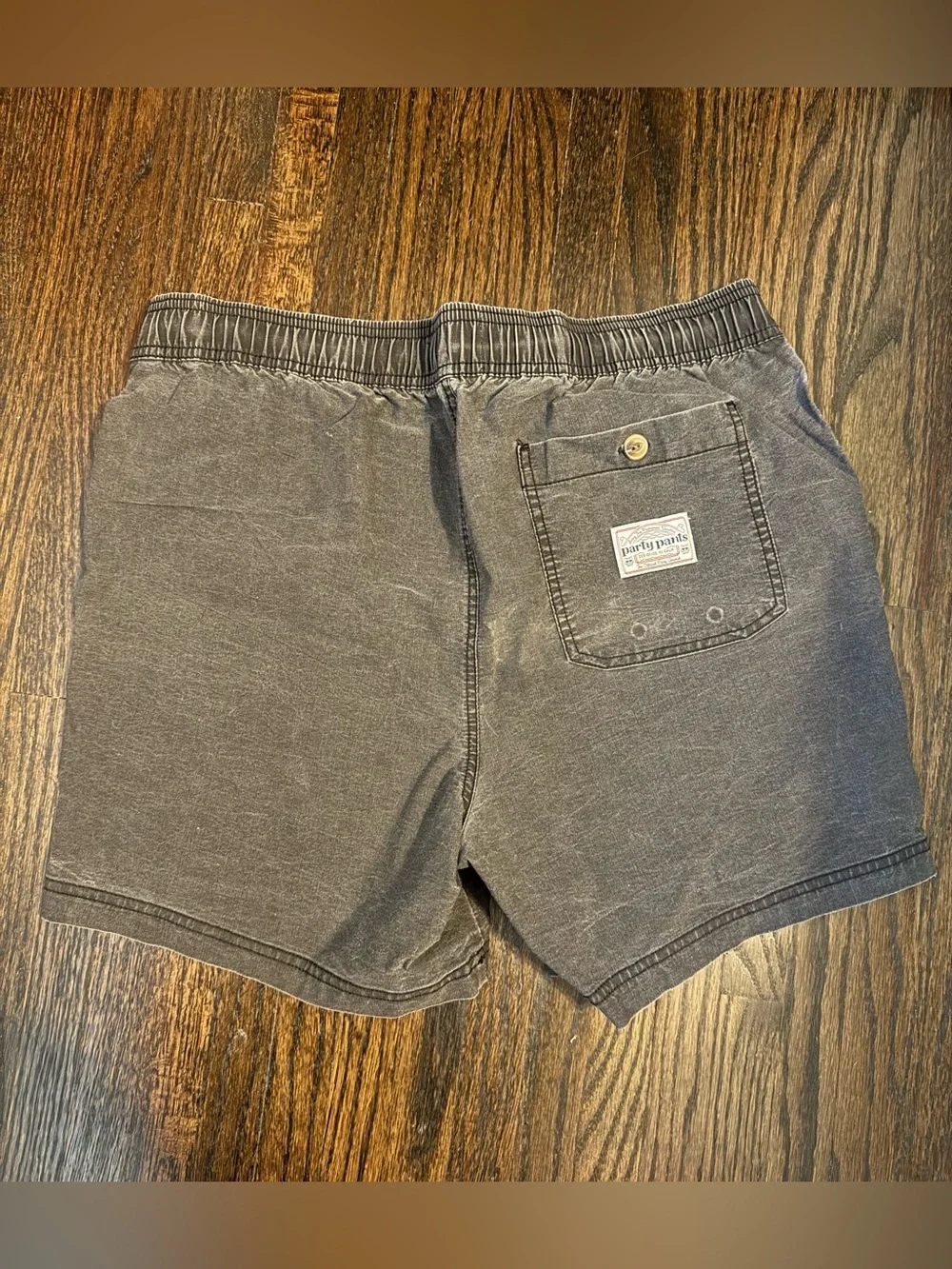 Party Pants Woven Shorts - Washed Black